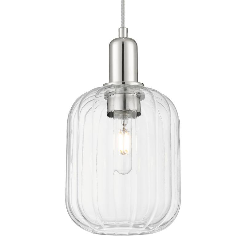 Innovations Lighting 716-1P-G460-7CL Preston 7" Wide Cord Hung Mini - Polished Nickel
