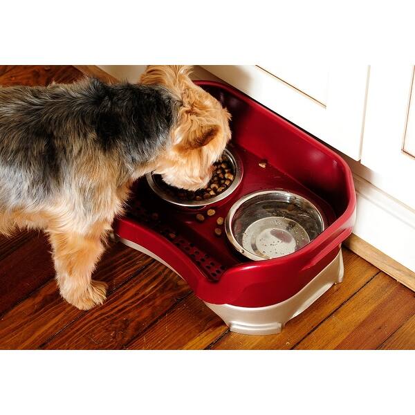 Shop Mess Proof Pet Feeder Cat Overstock 30522897