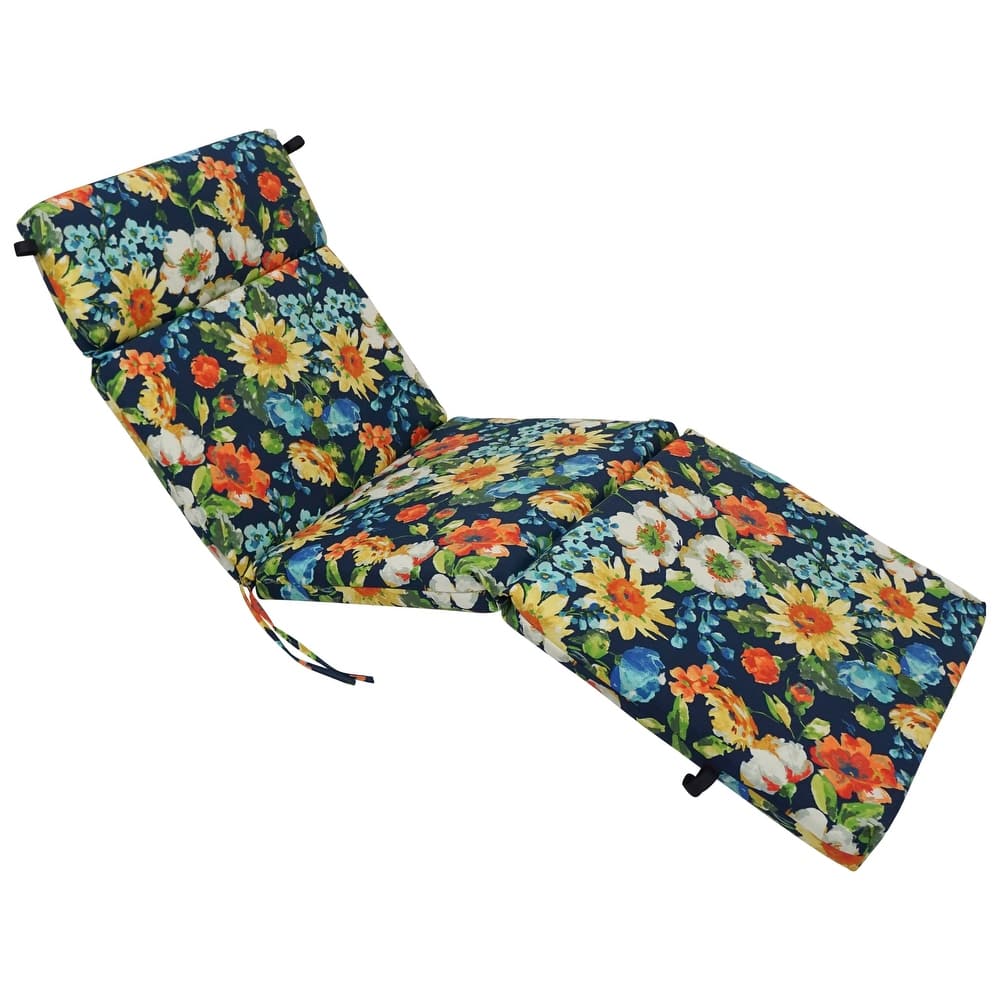 72-inch by 24-inch Outdoor Chaise Lounge Cushion - 72" x 24"