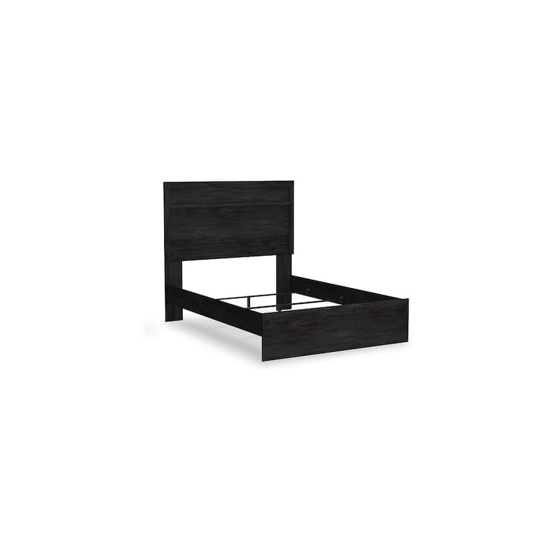 Belachime Black Panel Bed