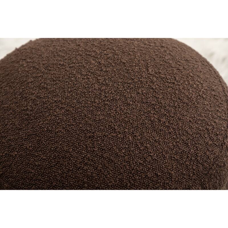 Velvet Round Footrest Ottoman