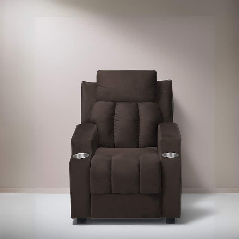 Cozy Gray Toddler Recliner Chair for Kids Ages 1-5