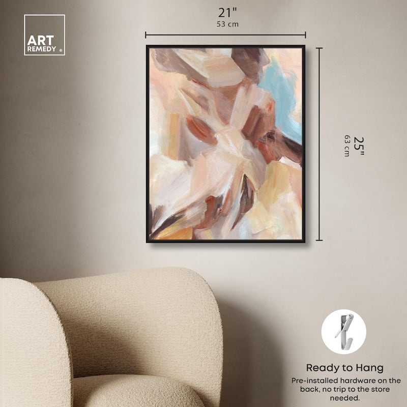 Layers of Colors I Canvas by Art Remedy