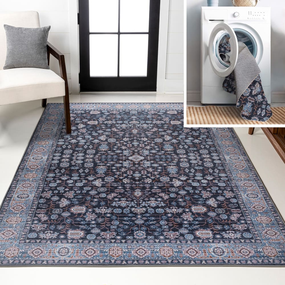 JONATHAN Y Cirali All-Over Persian Machine Washable Area Rug