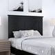 preview thumbnail 1 of 65, Farmhouse Solid Wood Headboard Black - Twin