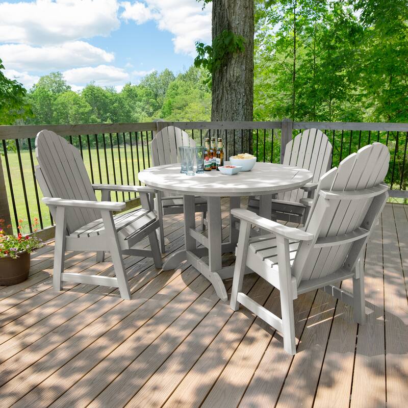 Hamilton 5-piece Outdoor Dining Set - 48" Round Table, Dining-height