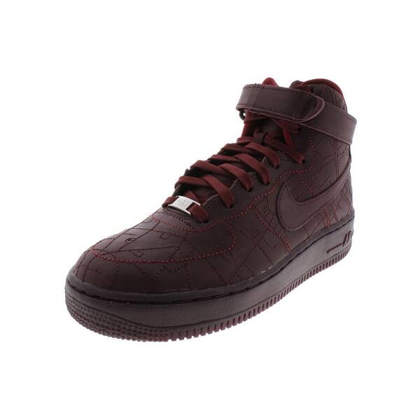 Shop Nike Womens Air Force 1 Hi Fw Qs Basketball Shoes Leather
