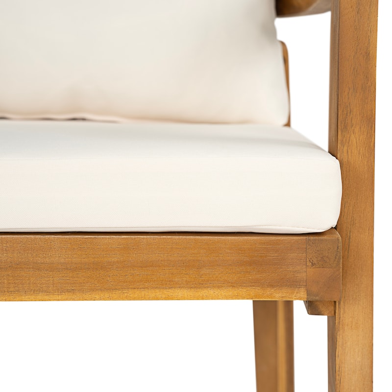 Christopher Knight Home - Acacia Wood Outdoor Patio Dining Chair Set with Cushions