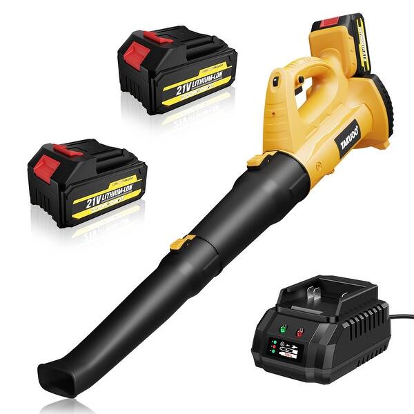 Cordless Leaf Blower, 450CFM 150MPH 6 Speed Electric Leaf Blower  display picture 1