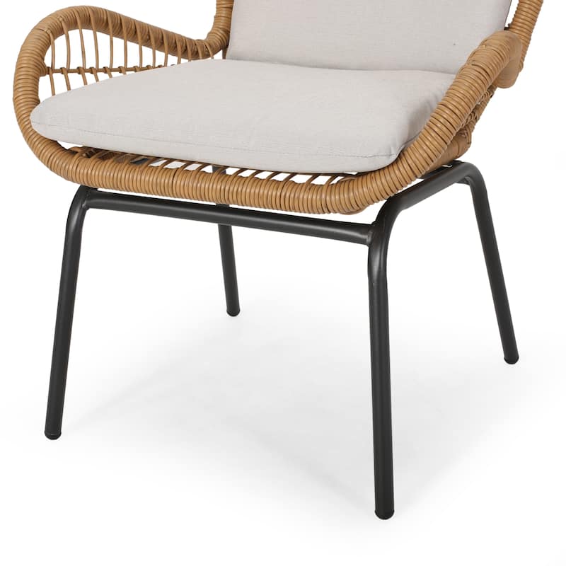 Patio Chair with Cushions (Set of 2)