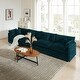 preview thumbnail 125 of 162, Cloud Chenille Upholstered Modular Sectional Sofa with DIY Combination Design Blue 4-Seater Sofa
