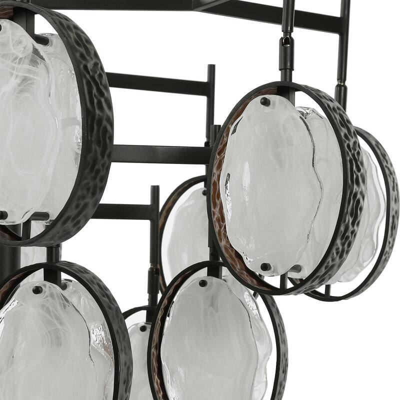 Uttermost Maxin 36" 15 Light Mid-Century Modern Industrial Large