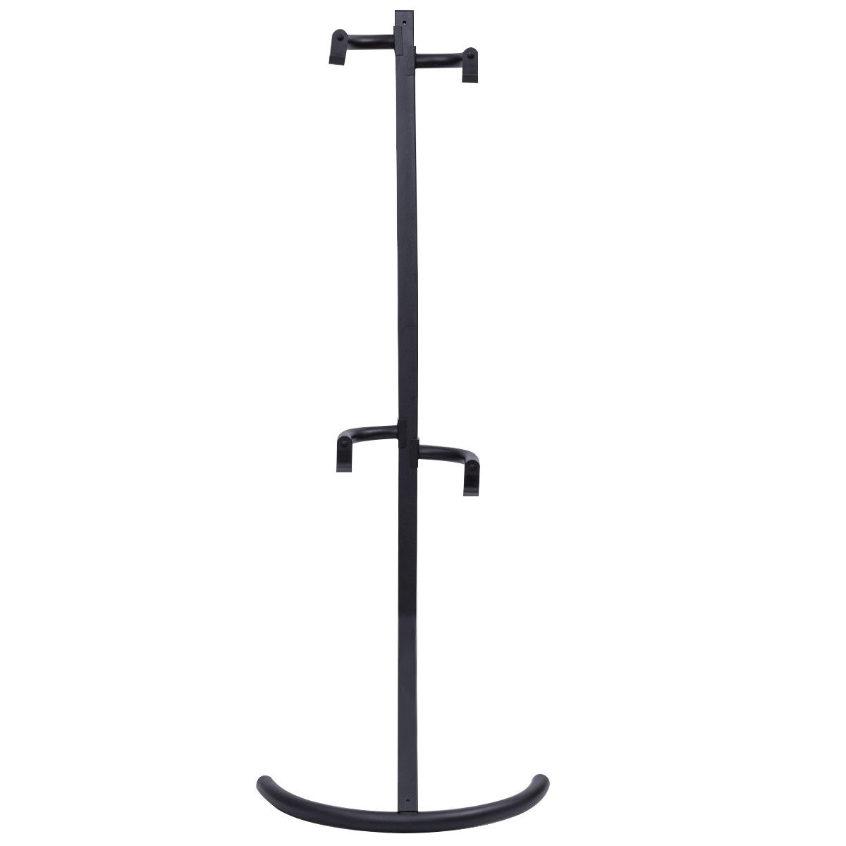Costway Freestanding Gravity Bike Stand Two Bicycles Rack For Storage 30 L x 19 D x 79 H