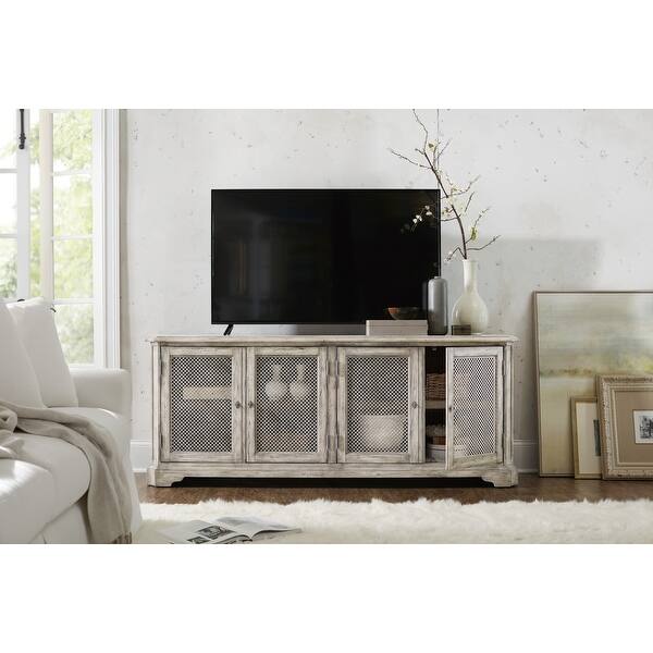 Shop Hooker Furniture 5750 55476 Ghent 76 Wide Poplar Wood Tv