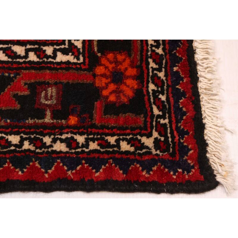 ECARPETGALLERY Hand-knotted Anatolian Vintage Red Wool Rug - 4'4 x 8'11