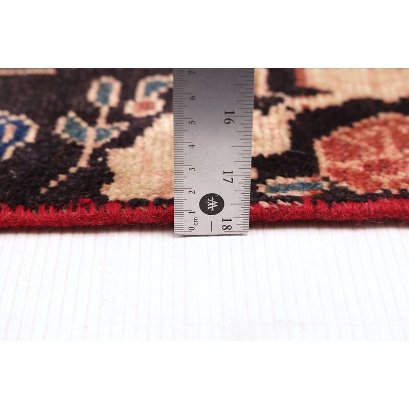 ECARPETGALLERY Hand-knotted Antalya Vintage Dark Copper Wool Rug - 3'11 x 7'7