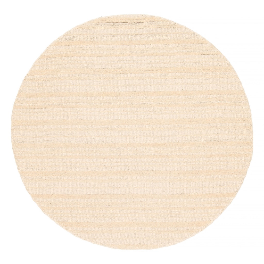 Kashkuli Gabbeh Cream Rug 4'0" x 3'11" - 4'0 x 3'11
