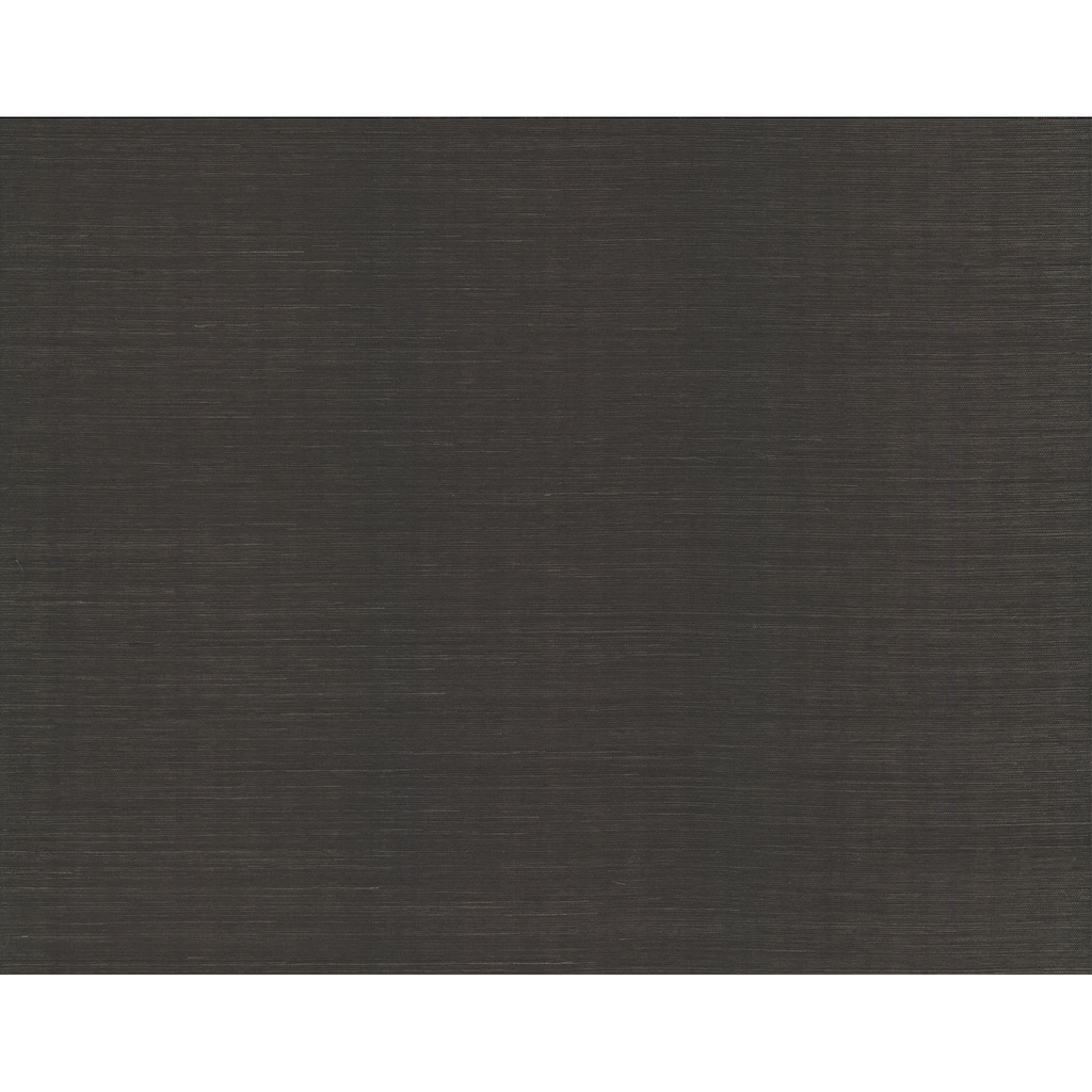 York Wallcoverings Sisal Grasscloth Black Wallpaper