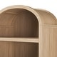 preview thumbnail 21 of 40, Middlebrook Designs 3 Shelf Open Arched Bookcase Cabinet