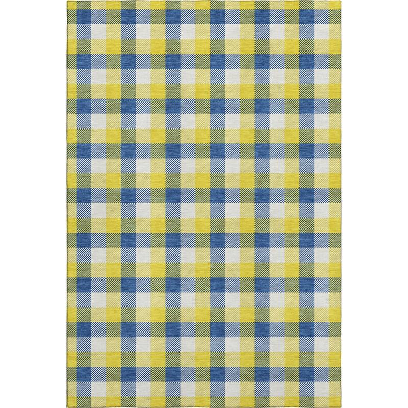 Premium Washable Super Soft Plaid Mayfield Rug