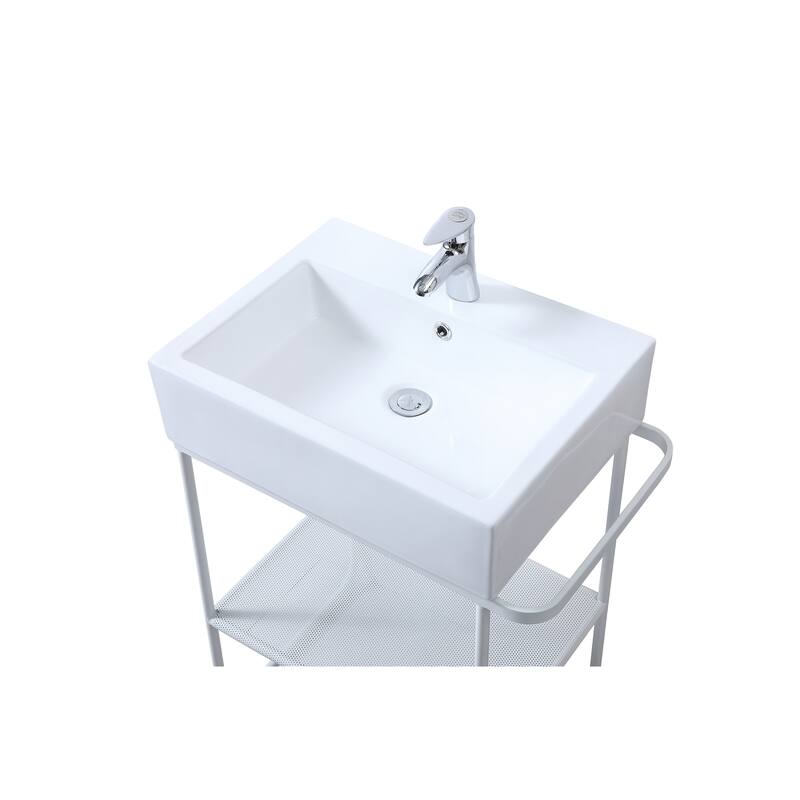 25" Modern Farmhouse Single Bathroom Vanity Sink