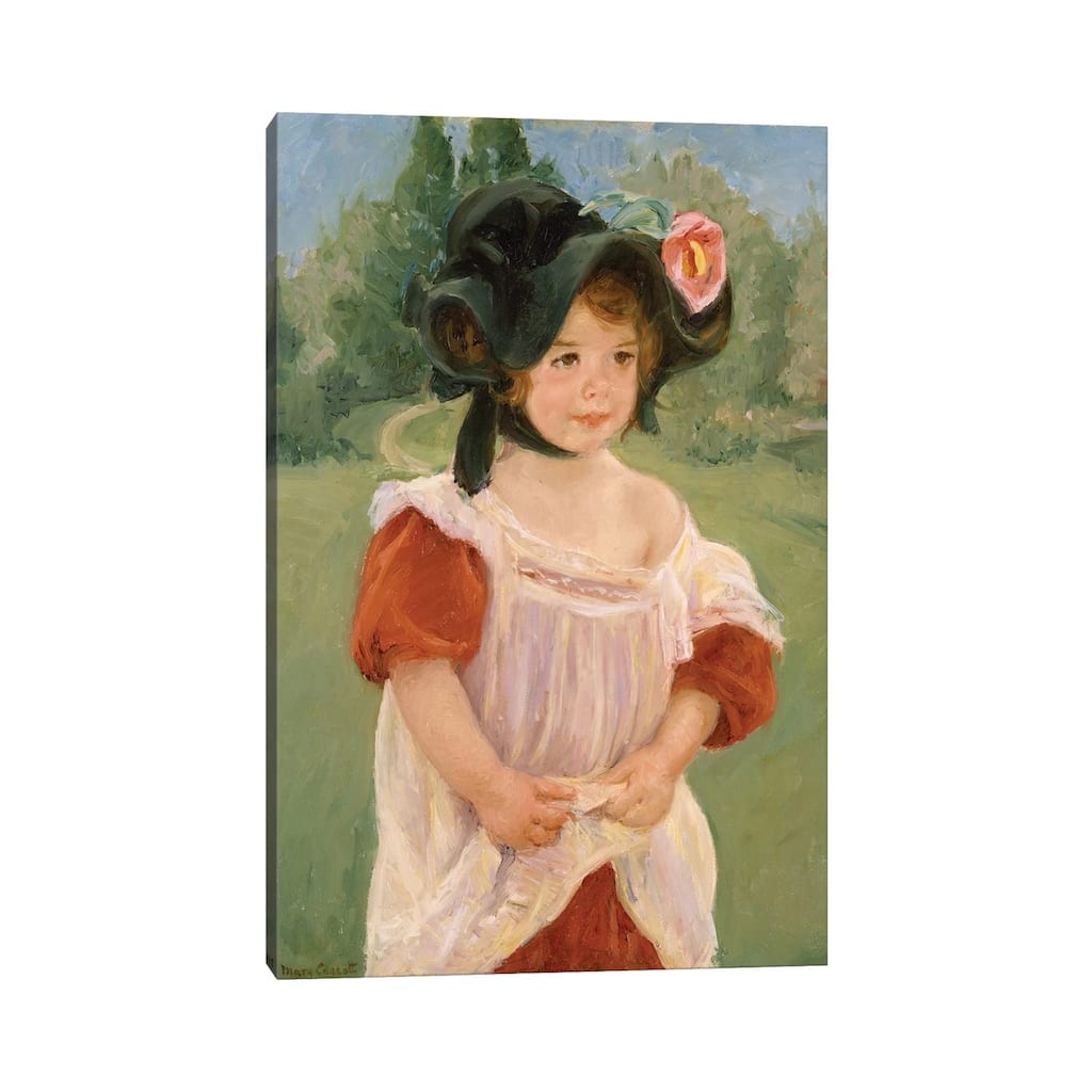 iCanvas "Spring - Margot Standing In A Garden, 1900" by Mary Stevenson Cassatt Canvas Print