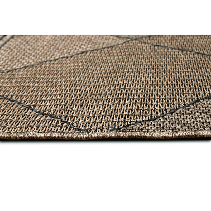 Terra by Obeetee Sol Diamond Natural Rug