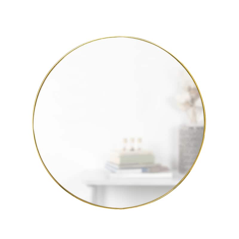 Umbra HUBBA Wall Mirror - 34"x34" - Brass
