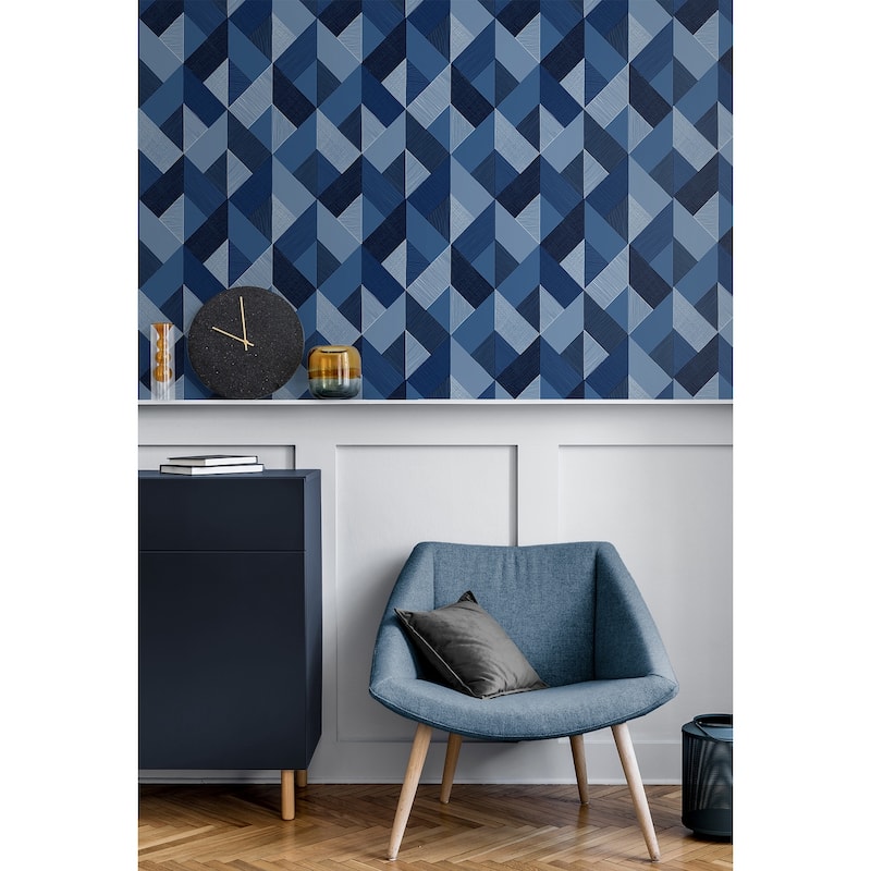 Stacy Garcia Home Marquetry Peel and Stick Wallpaper