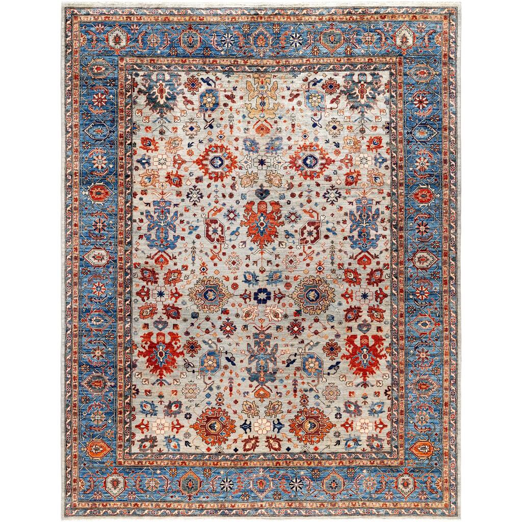 Serapi One-of-a-Kind Hand-Knotted Area Rug - Gray - 8' 11" x 11' 9"