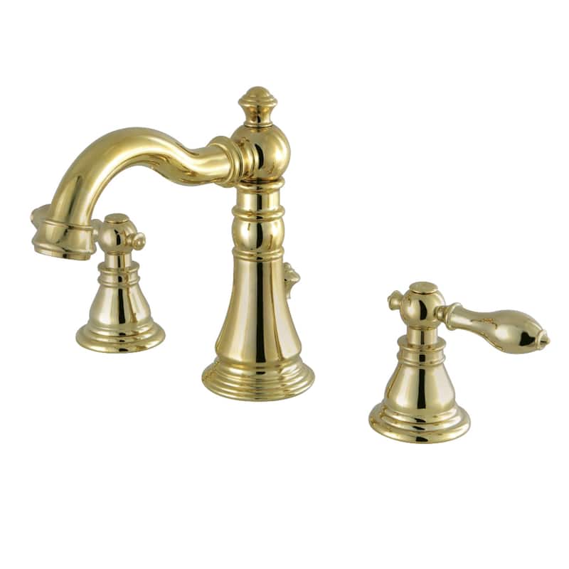 American Classic Widespread Bathroom Faucet - Polished Brass