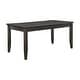 preview thumbnail 2 of 3, Ashley Furniture Ambenrock Almost Black Rectangular Dining Room Table with Storage - 36"W x 66"D x 30"H