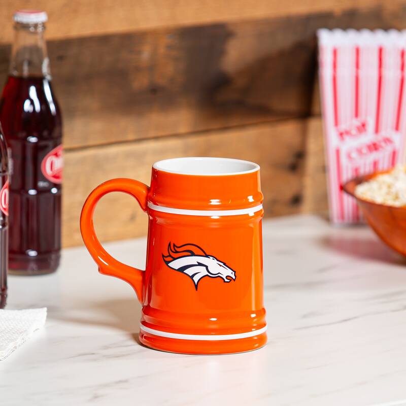 Denver Broncos 24 oz Ceramic Stein Mug