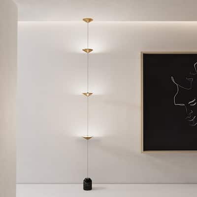 Gold Floor To Ceiling Lamp