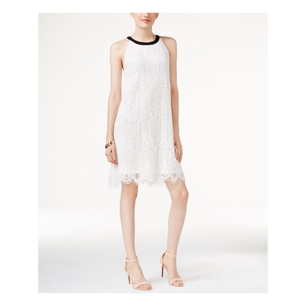 alfani white dress