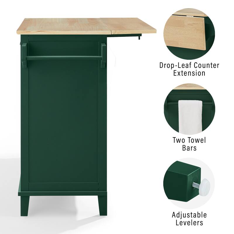 Crosley Cora Drop Leaf Kitchen Island