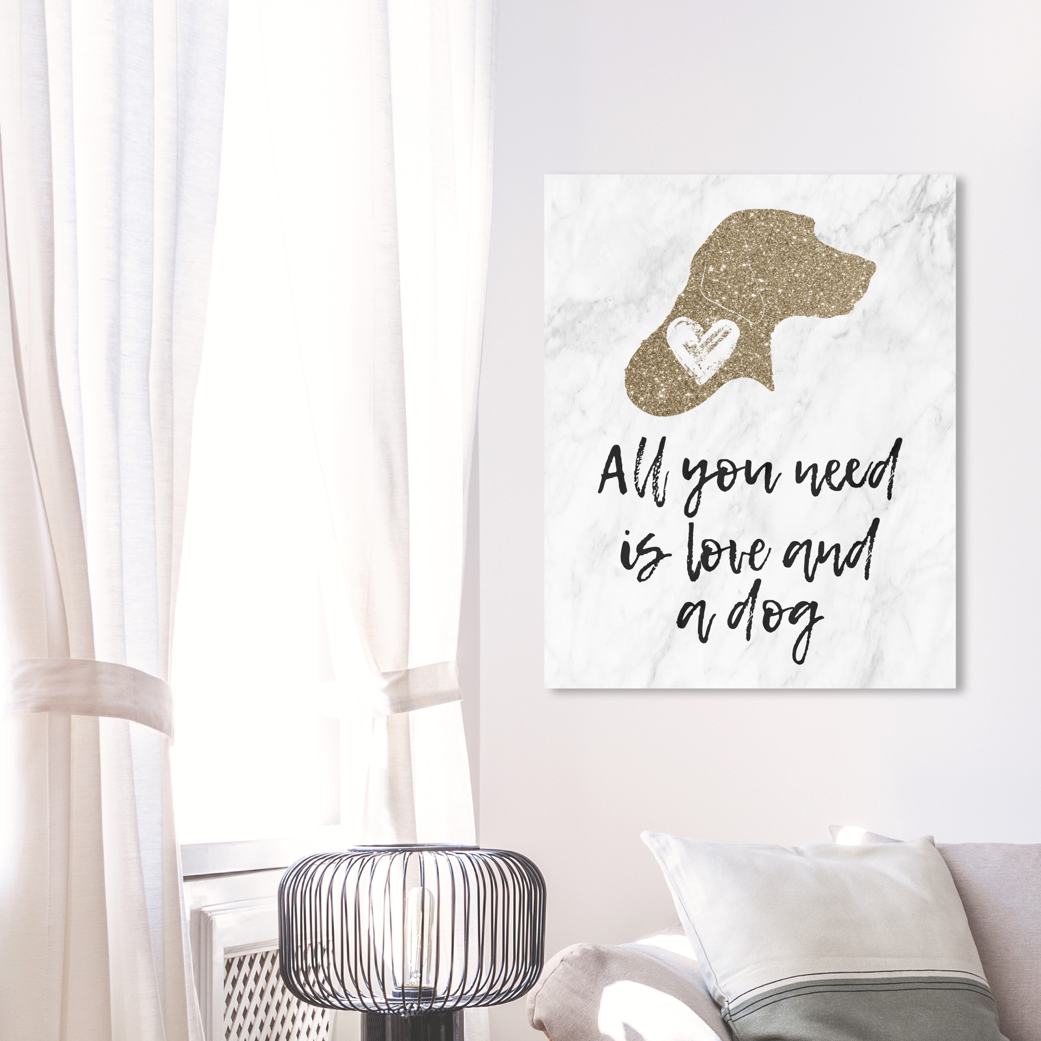 Oliver Gal 'Love Gold Letters' Typography and Quotes Wall Art