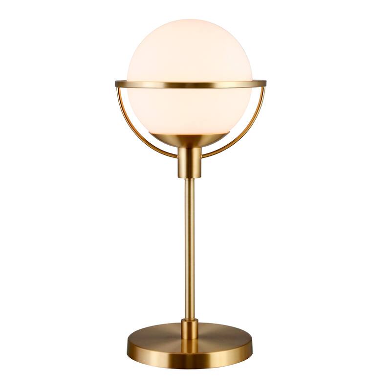 Cieonna Blackened Bronze Globe Table Lamp
