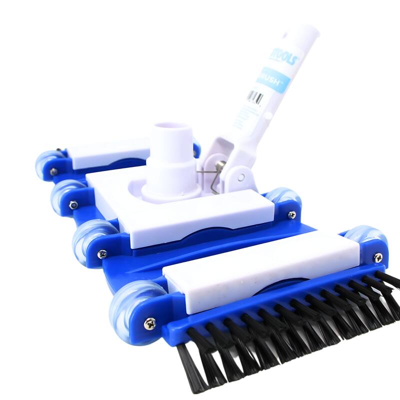 Swimline HydroTools Flexible Weighted Swimming Pool Vacuum Head w/ Brushes - 7