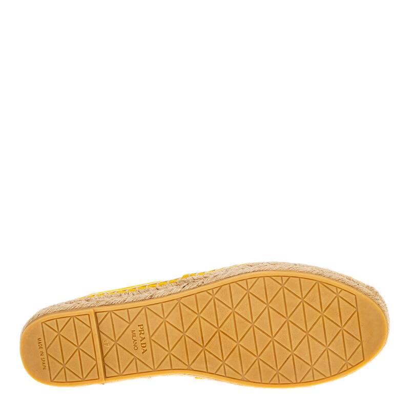 Prada Logo Embossed Espadrilles