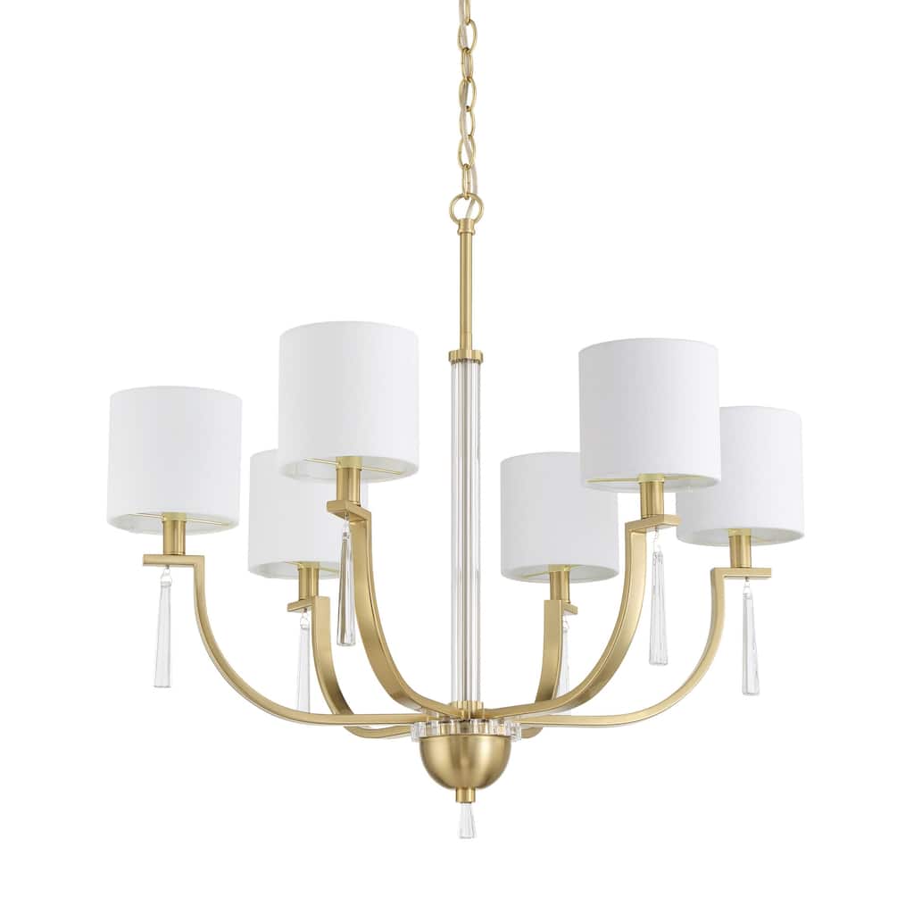 Craftmade 58226 Fortuna 6 Light 28" Wide Chandelier