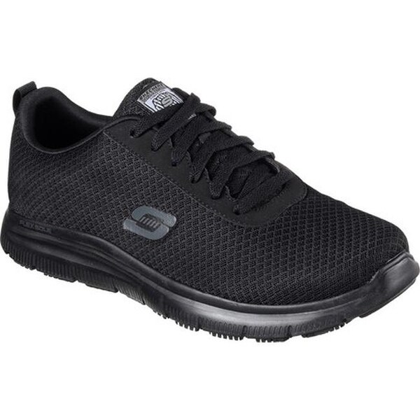 Skechers Men's Work Relaxed Fit Flex Advantage Bendon SR Sneaker Black