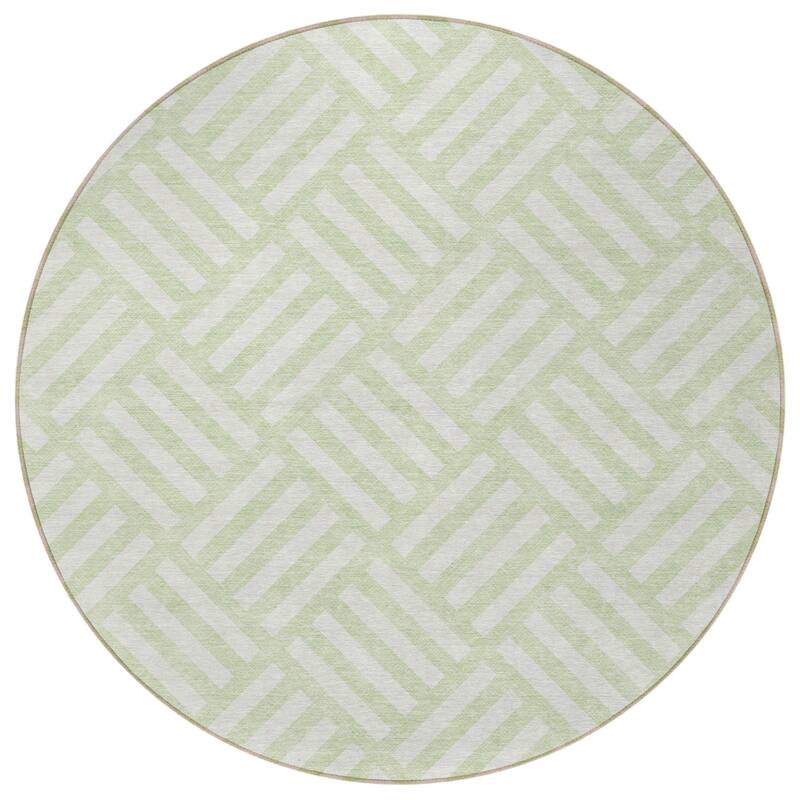 HomeRoots Geometric Transitional Rectangle Outdoor Rug