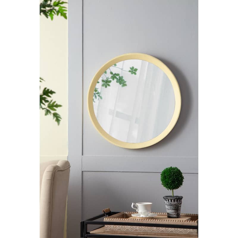20x1.5" Mango Wood Wall Mirror Wall Decor with Frame of Solid Mango Wood for Bathroom Console Lean Against Wall