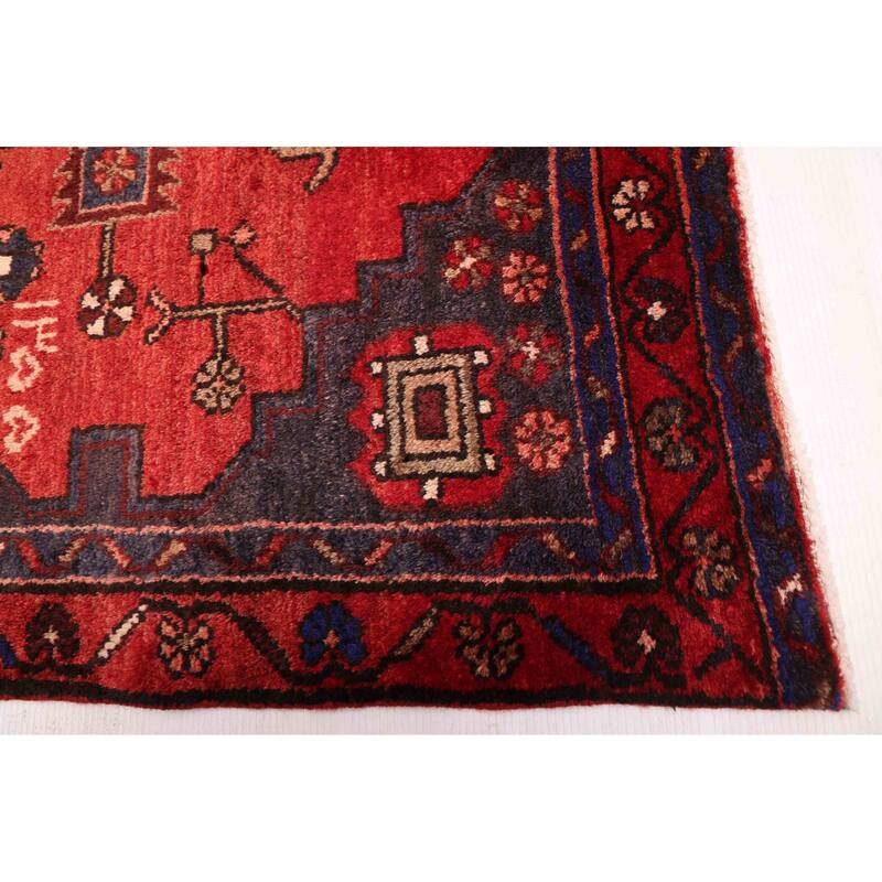 ECARPETGALLERY Hand-knotted Anadol Red Wool Rug - 3'2 x 10'8