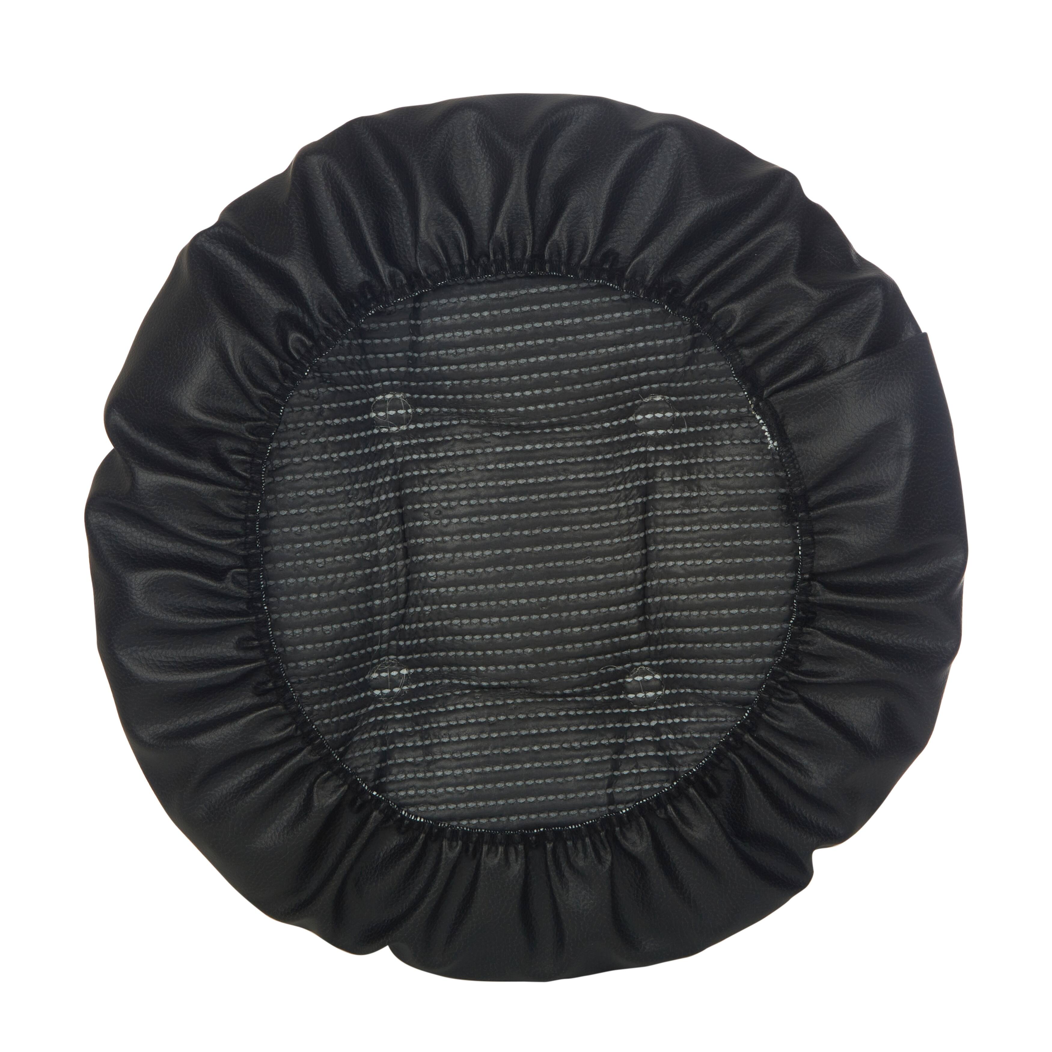 Klear Vu St. Germain Faux Leather Barstool Cushion Set, Set of 2 Bed