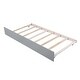 preview thumbnail 7 of 7, Twin Size Simple Yet Elegant Wood Platform Bed with Trundle and Ten Supporting Slats