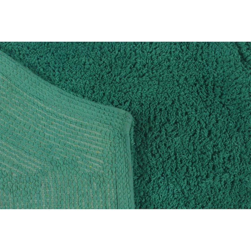 Waterford Collection 100% Cotton Non-Slip Bathroom Rug Set, Machine Washable Bath Rug, 5 Piece Bath Mat Set with Contour