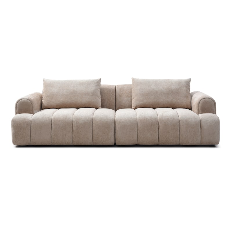 Modern Sectional Sofa, 4-Seater,Upholstered Sofa Couch for Living Room Apartment Small Space