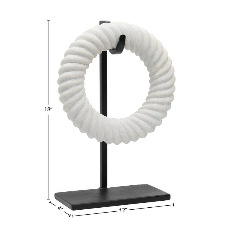 Amrita Sculpture, White (Set of 2)